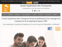 Tablet Screenshot of ecole-est.com